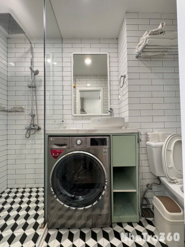 Căn hộ FULL nội thất chủ đạo xanh trắng siêu chill