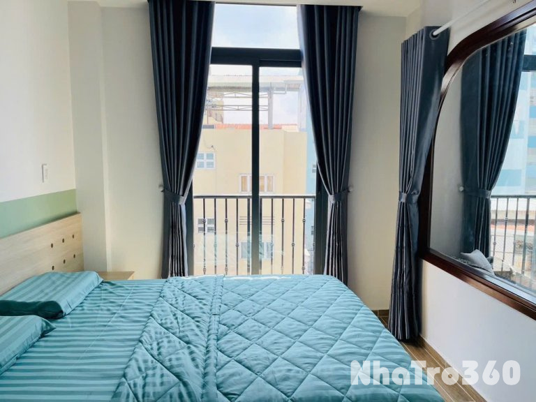 Cho Thuê Căn Hộ 1 Phòng Ngủ BanCông Full Nội Thất