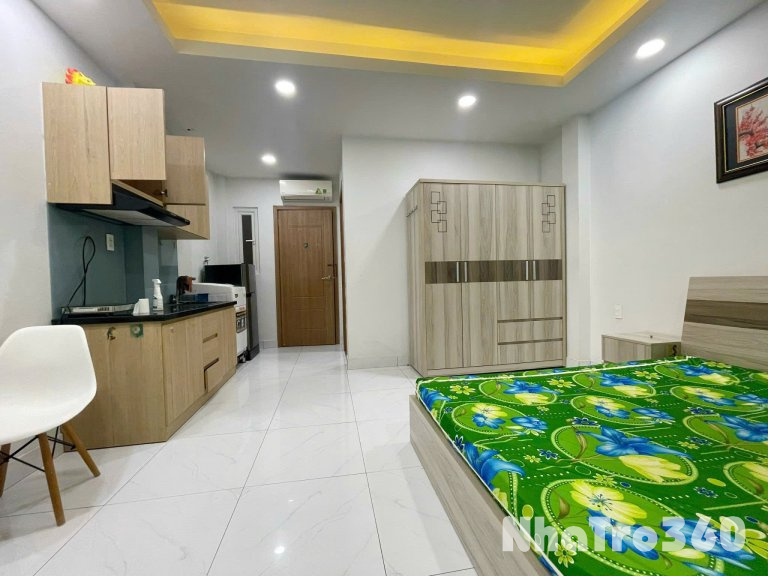 🏠Cho thuê căn hộ Studio Ban công Q8 KDC Bông sao gần bến xe Q8, cầu Nhị Thiên Đường