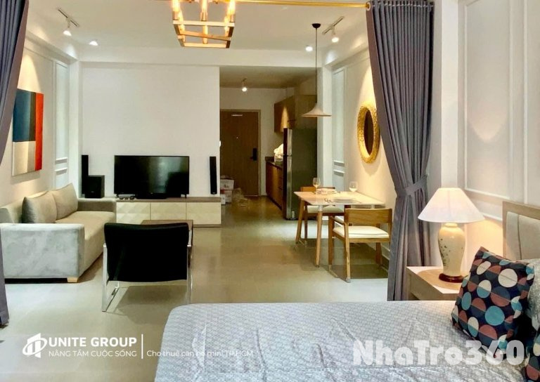 STUDIO Bancon full nội thất gần cầu Kênh Tẻ , công viên Khánh Hội