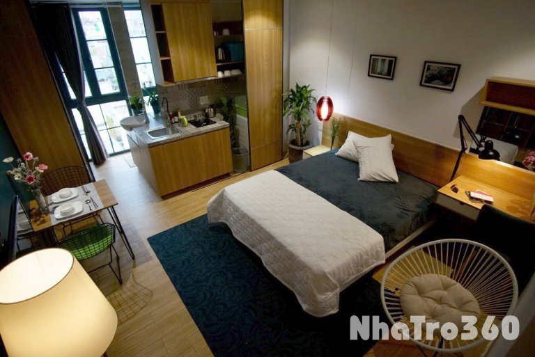 Phòng trọ cửa sổ trời ngay CMT8 full nội thất dễ di chuyển qua Quận 10