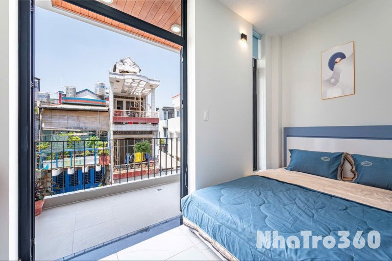 Studio ban công - máy giặt riêng - gần cư xá Bắc Hải quận Tân Bình