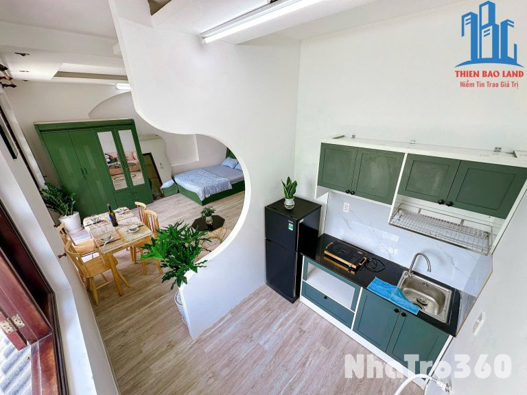 STUDIO Ban công tách bếp đối diện RMIT , gần ĐH TĐTU