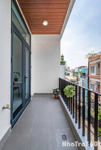 Studio ban công - máy giặt riêng - gần cư xá Bắc Hải quận Tân Bình