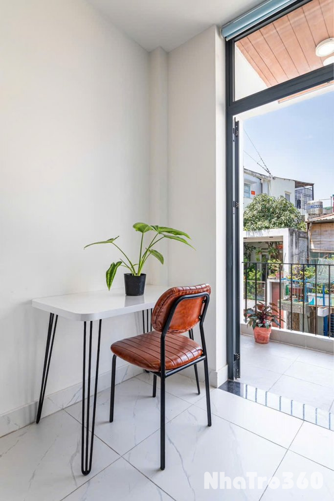 Studio ban công - máy giặt riêng - gần cư xá Bắc Hải quận Tân Bình