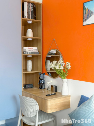 Trống Sẵn Căn Hộ 1 Phòng Ngủ Tách Bếp Full Nội Thất Gần Cầu Nguyễn Văn Cừ