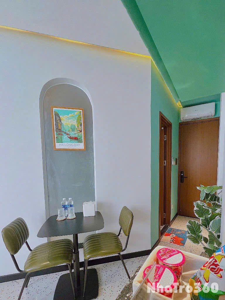 Studio full nội thất máy giặt riêng gần vòng xoay Lăng Cha Cả quận Tân Bình