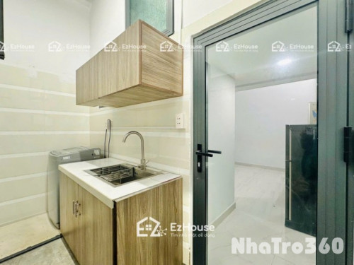 Phòng full nội thất, gác cao