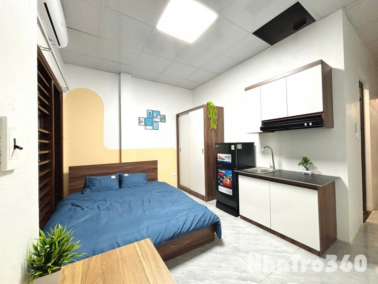 (Hiếm) Phòng Studio mới khai trương tại ngõ 157 Chùa Láng - Đống Đa - Nội thất cao cấp - Vào ở ngay