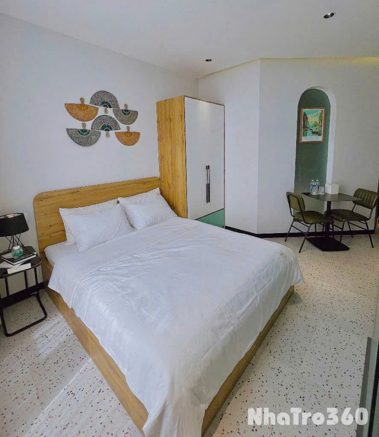 Studio full nội thất máy giặt riêng gần vòng xoay Lăng Cha Cả quận Tân Bình