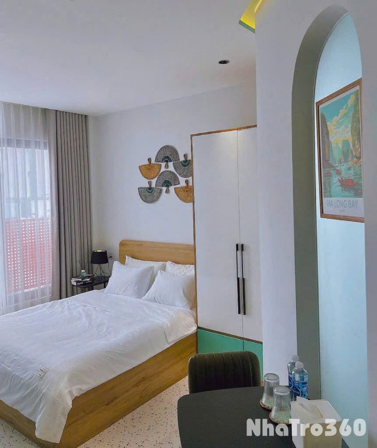 Studio full nội thất máy giặt riêng gần vòng xoay Lăng Cha Cả quận Tân Bình