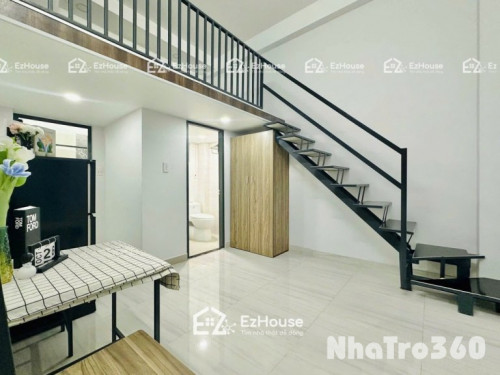 Phòng full nội thất, gác cao