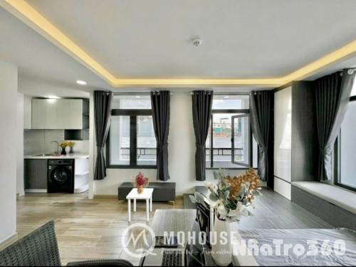 STUDIO full nội thất ( máy giặt riêng ) ban công