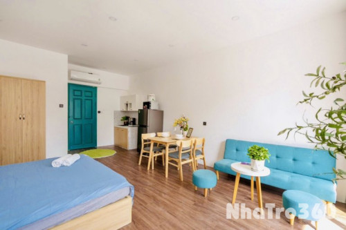 Căn hộ studio full nội thất BAN CÔNG CỰC CHILL