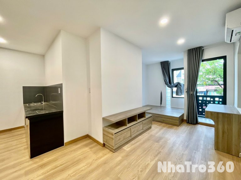 CĂN HỘ 1 PN BAN CÔNG SANG XỊN MỊN TẠI Q4