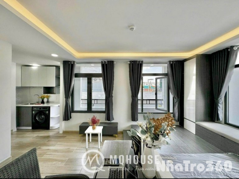 STUDIO full nội thất ( máy giặt riêng ) ban công