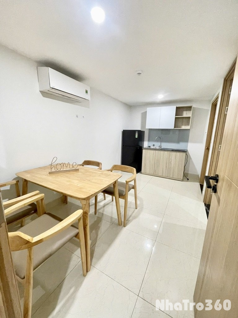 Căn hộ studio 1pn tách bếp full nội thất 40m2