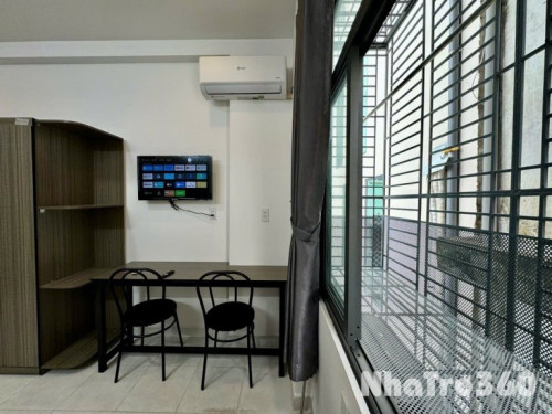 Cho thuê căn 1PN Full Nội Thất Cửa sổ lớn Quận 10