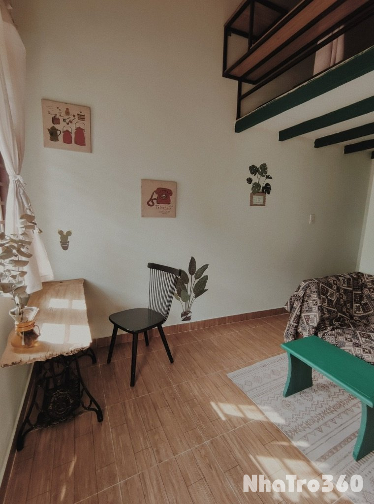 Phòng Đà Lạt-wc riêng,nuôi pet,giờ tự do,sân vườn
