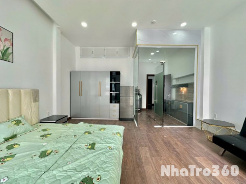 Cho thuê căn hộ 1PN, ban công, Q3 || ngay Trần Quang Diệu || gần Vòng Xoay Dân Chủ, Coopmart, Ga Sài Gòn
