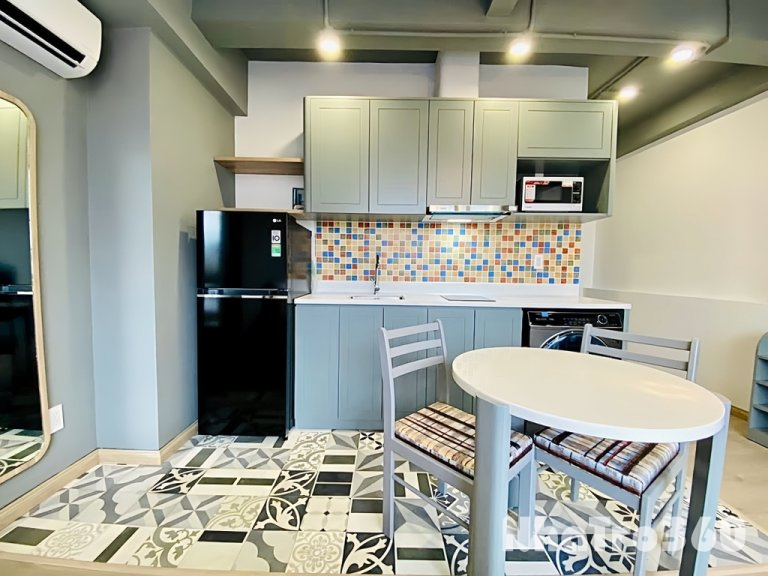 Căn hộ Studio đẳng cấp full nội thất BAN CÔNG ĐẸP