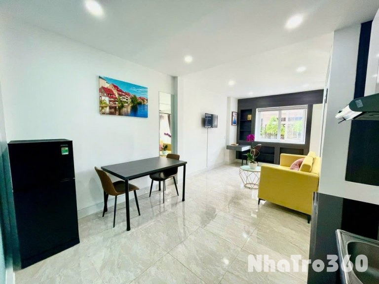 CHO THUÊ CÁN HỘ 1PN FULL NỘI THẤT RỘNG 60M2 QUẬN 1