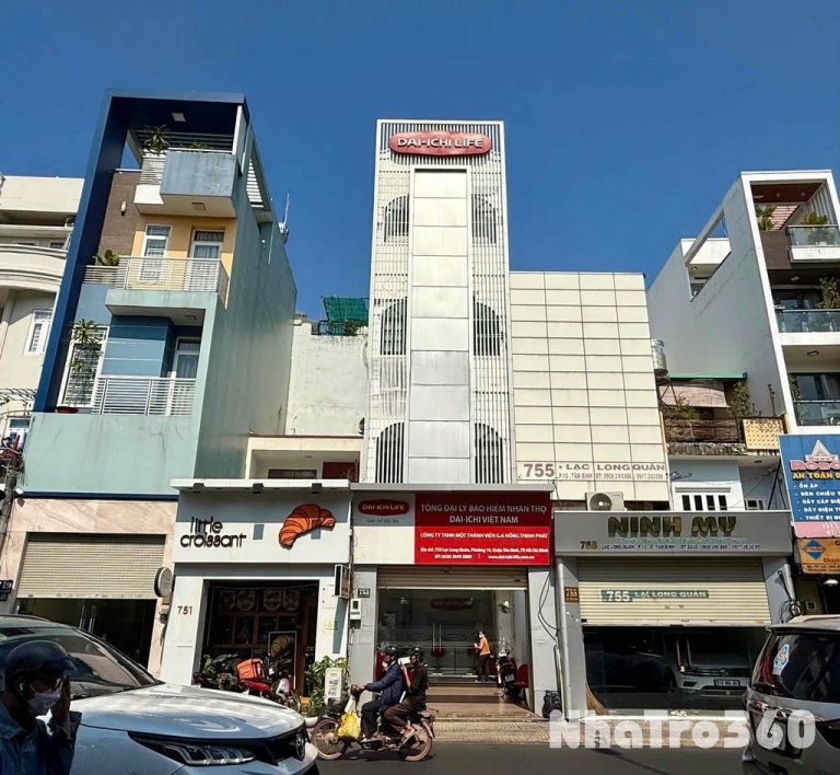 Cho thuê nhà Mặt Tiền  Lạc Long Quân, P.10, Q.Tân Bình. Giá 55 Triệu