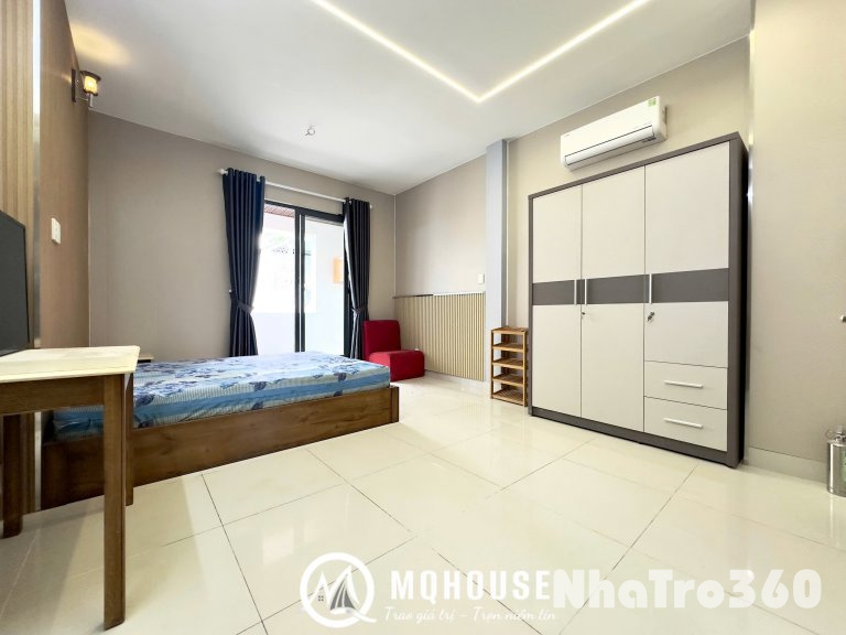 Cho thuê căn hộ 1PN, ban công, Q3 || Đường Nguyễn Hiền || gần Vòng Xoay Dân Chủ, Toà nhà Viettel, chợ Vườn Chuối