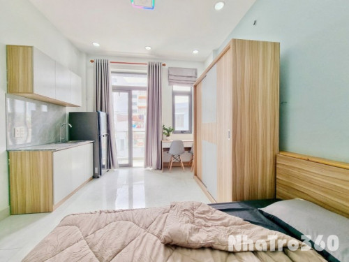 Phòng studio ban công xinh iuu giá hợp lí ở liền được nè cả nhà oiii !!??