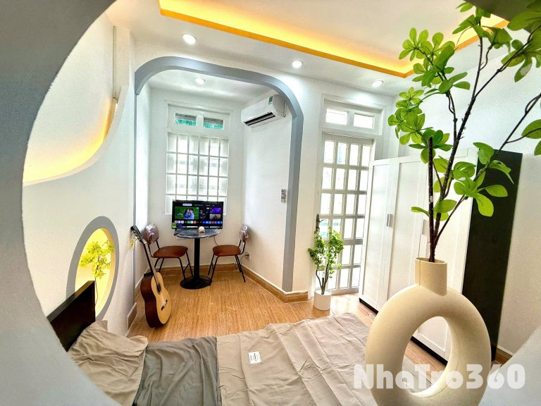 Khai trương căn hộ Studio Vách ngăn, Ban công Q10 gần Công viên Thỏ Trắng, toà Viettel