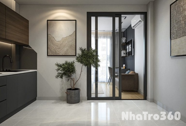 CĂN HỘ BAN CÔNG, THIẾT KẾ HIỆN ĐẠI, GẦN QUẬN 1