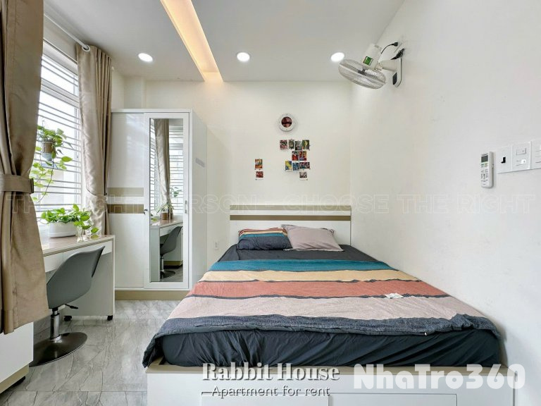 Cho thuê căn hộ 1 Phòng ngủ Ban công Q1 gần chợ Tân Định, nhà thờ Tân Định