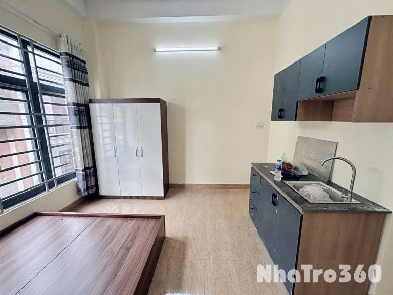 Căn hộ studio có ban công cửa sổ siêu mát