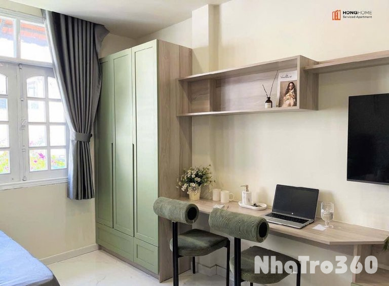 Cho thuê căn hộ cửa sổ thoáng mát ngay tại Nguyễn Cư Trinh, quận 1. Gần Bùi Viện, chợ Bến Thành.