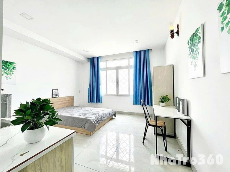 Cho thuê căn hộ cửa sổ, Q4 || ngay Xóm Chiếu || gần ĐH Nguyễn Tất Thành, Nhà thờ Xóm Chiếu