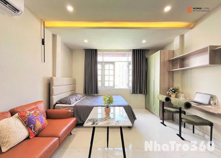 Cho thuê căn hộ cửa sổ thoáng mát ngay tại Nguyễn Cư Trinh, quận 1. Gần Bùi Viện, chợ Bến Thành.