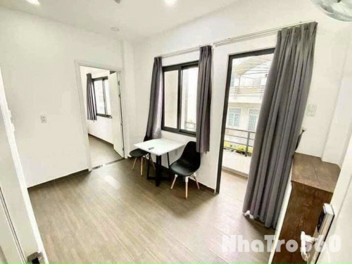 Cho thuê căn hộ 1PN Cửa sổ Q1 gần chợ Thái Bình, Ngã Năm Cống Quỳnh