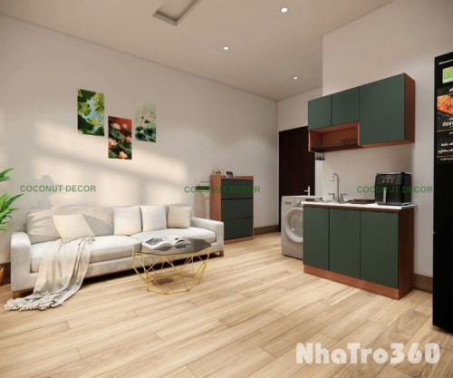 TRỐNG CĂN HỘ 1PN MỚI KENG BAN CÔNG LỚN QUẬN 4