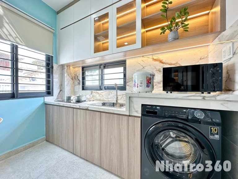Căn hộ Quận 3, máy giặt riêng, gần Hoàng văn Thụ