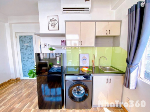 Căn hộ studio full nội thất cửa sổ lớn Hoà Hảo Q10