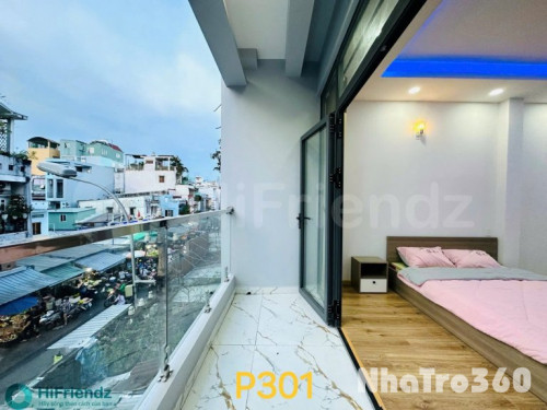 Cho thuê căn hộ ban công, Q10 || đường Nguyễn Duy Dương || gần Vạn Hạnh Mall, chợ Nhật Tảo, ĐH Kinh Tế (UEH B)
