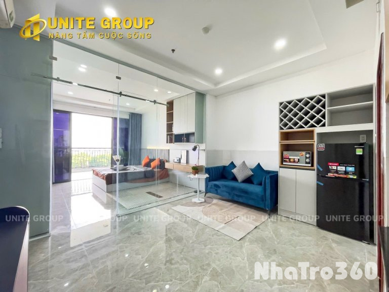 CHO THUÊ CĂN HỘ 1PN QUẬN 7 - VIEW SÔNG THOÁNG MÁT