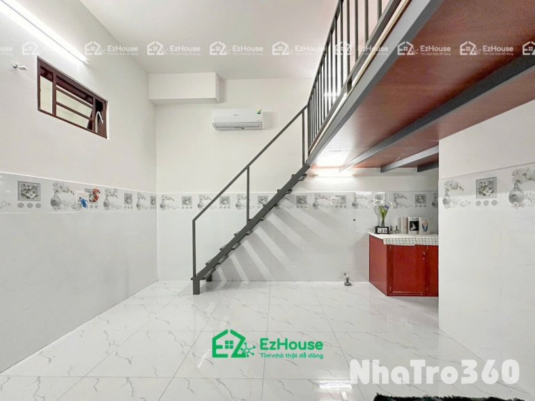 Nội thất cơ bản, gác cao, rộng, tự do