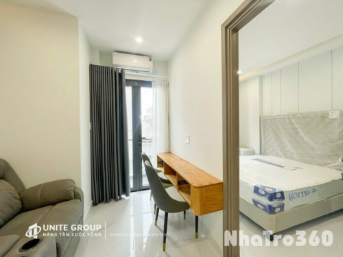 Căn Hộ 1 Phòng Ngủ Ban Công Quận 1, Full Nội Thất Cao Cấp, Vincom Đồng Khởi, Chợ Bến Thành, Metro, Phố Đi Bộ