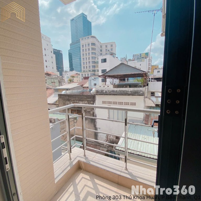 Cho thuê căn hộ ban công, Q1 || đường Thủ Khoa Huân || gần Công Viên Tao Đàn, CV 23 Tháng 9, chợ Bến Thành