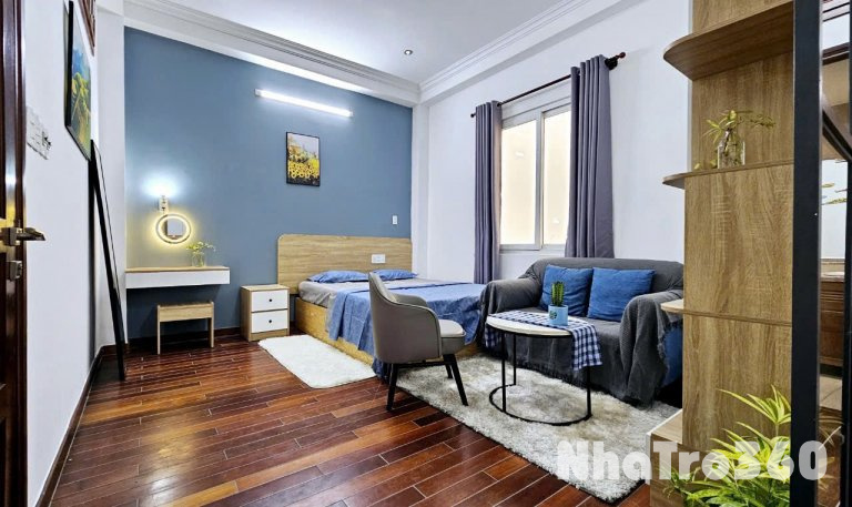 Cho Thuê Căn Hộ 1 Phòng Ngủ Tách Bếp Cửa Sổ Thoáng Gần Chùa Pháp Hoa