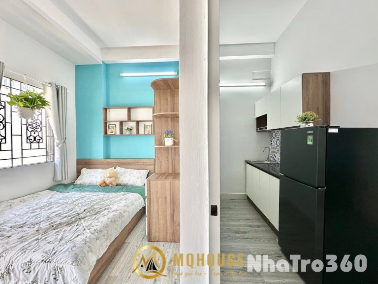 Cho Thuê Căn Hộ 1 Phòng Ngủ Bancol Tách Bếp Gần Chợ Tân Định