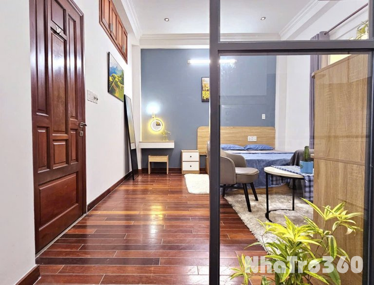 Cho Thuê Căn Hộ 1 Phòng Ngủ Tách Bếp Cửa Sổ Thoáng Gần Chùa Pháp Hoa