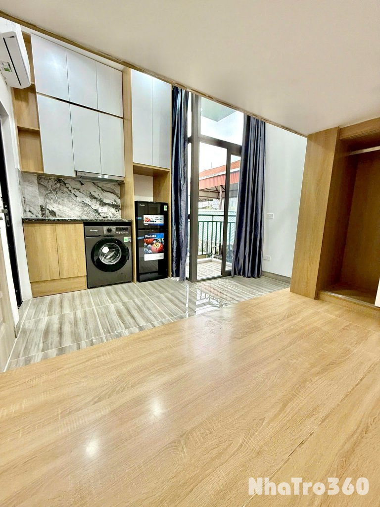 (Hiếm) Phòng Studio - Gác xép mới khai trương tại ngõ 164 Đê La Thành (nhỏ) - Có máy giặt riêng