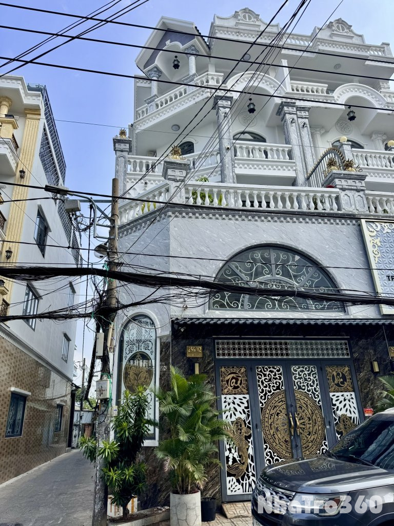 CHO THUÊ NHÀ 1 TRỆT 1 LỬNG 3 LẦU 104M2, 5PN, CÓ THANG MÁY+NỘI THẤT .